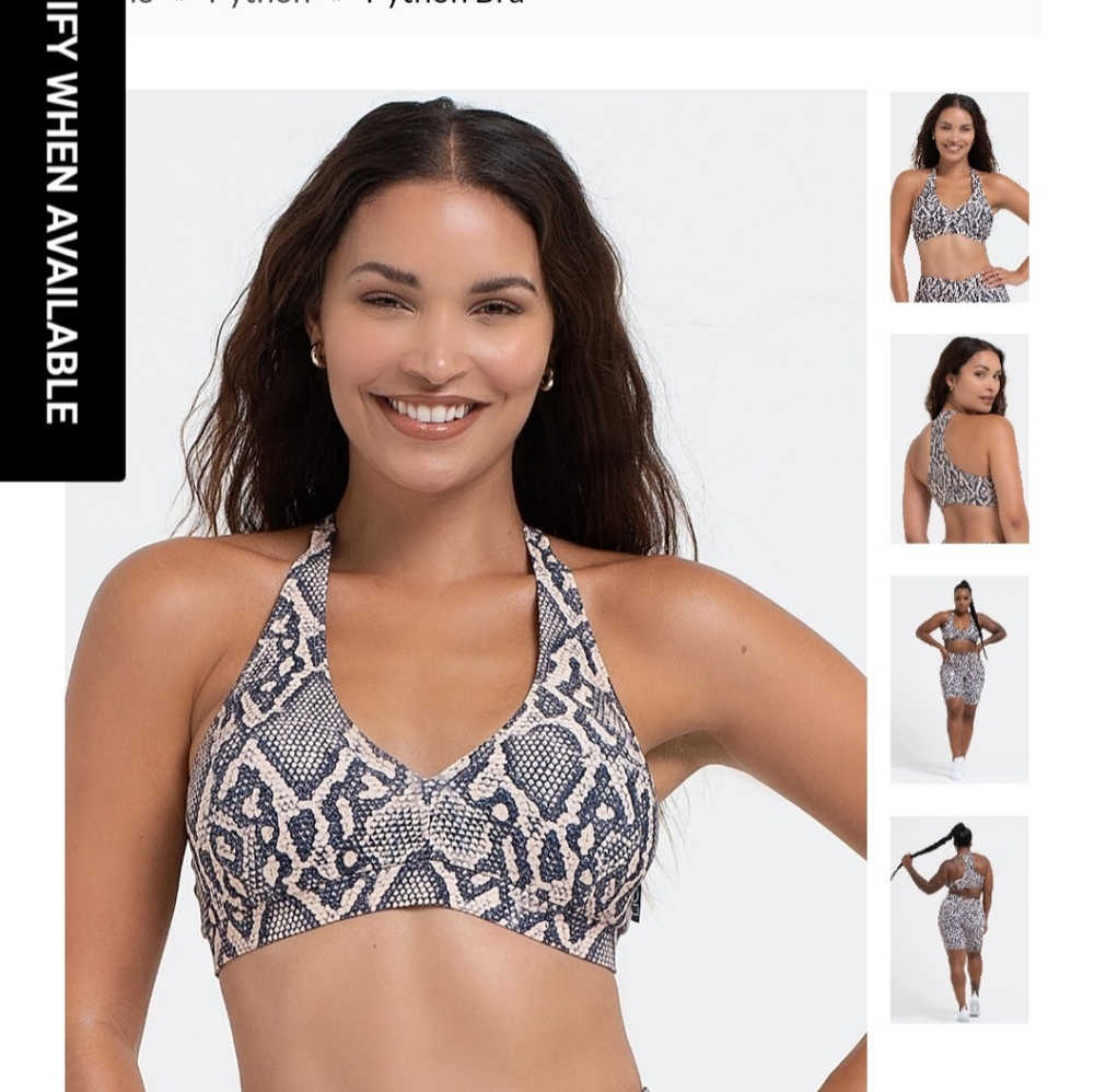 LiCi Fit - Python Bra - Size S/M - NWT